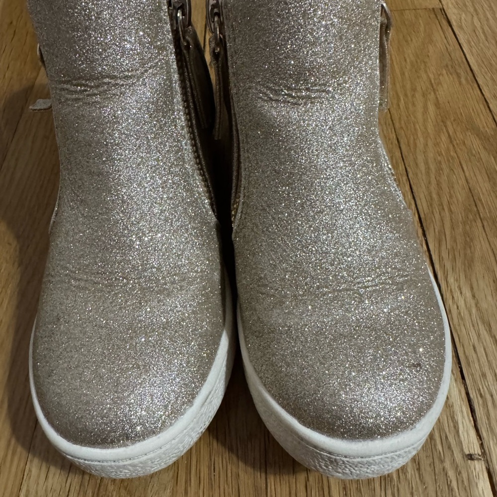 Sparkly Kids Boots - gold - size 1